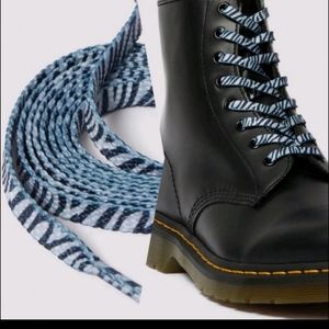 Dr. Martens Blue Zebra Laces